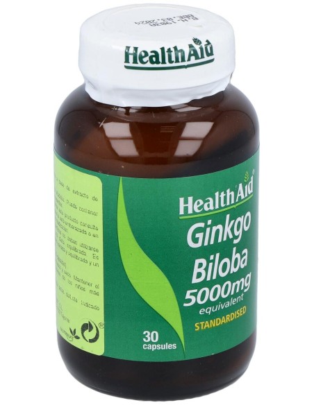 Ginkgo Hoja Ext.Estand. 30Cap. Health Aid