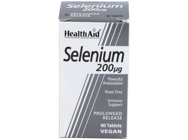 Healthaid Selenio 200 Gr 60 Comprimidos