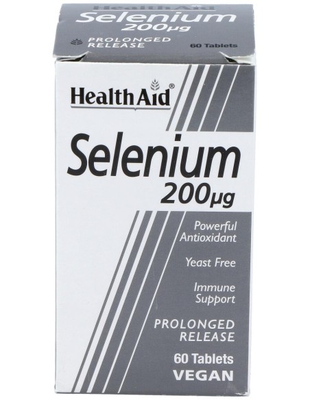 Healthaid Selenio 200 Gr 60 Comprimidos