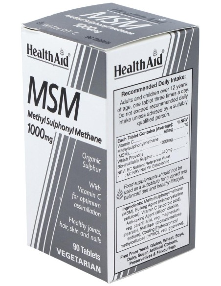 Msm Metilsulfonilmetano 1000Mg. 90Comp.