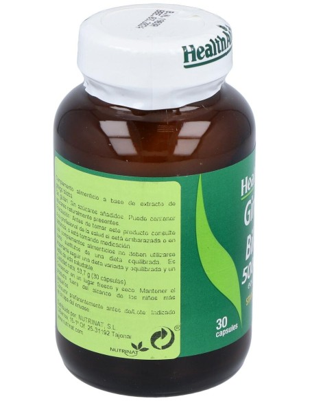 Ginkgo Hoja Ext.Estand. 30Cap. Health Aid