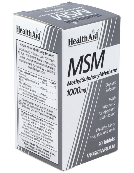 Msm Metilsulfonilmetano 1000Mg. 90Comp.