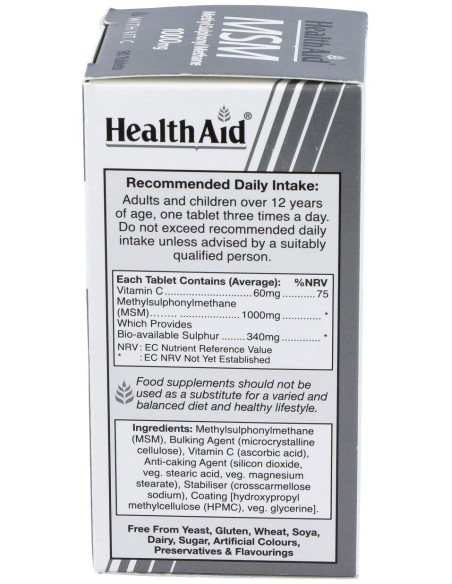 Msm Metilsulfonilmetano 1000Mg. 90Comp.