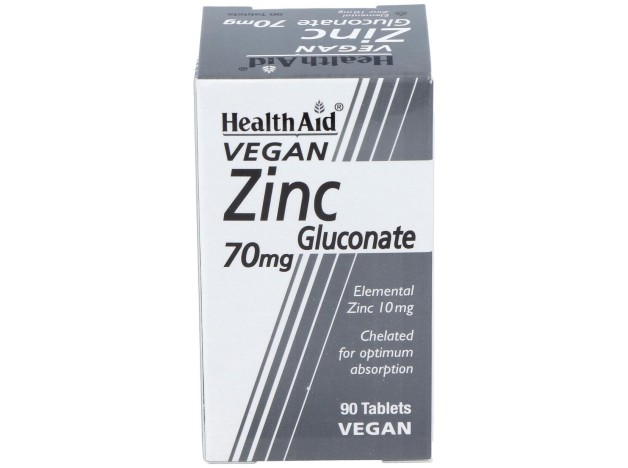 Healthaid Gluconato De Zinc 70 Mg 90 Comprimidos