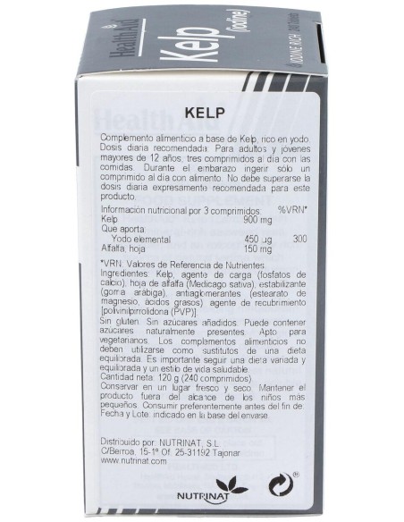Healthaid Kelp Noruego (Iodine) 240Comp