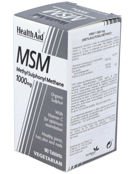 Msm Metilsulfonilmetano 1000Mg. 90Comp.