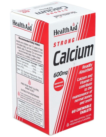 Calcio 600Mg. 60Comp. Health Aid