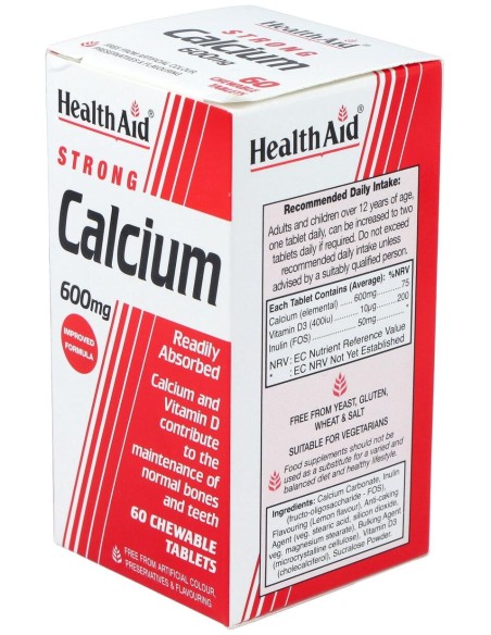 Calcio 600Mg. 60Comp. Health Aid