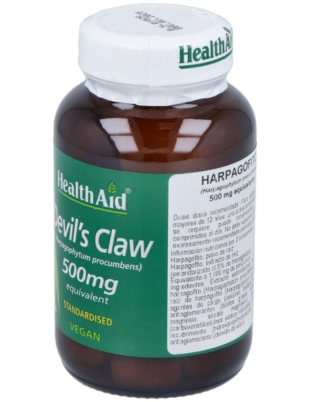 Healthaid Harpagofito Harpagophytum Procumbens 500Mg 60Caps