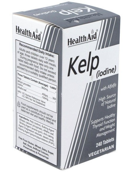 Healthaid Kelp Noruego (Iodine) 240Comp