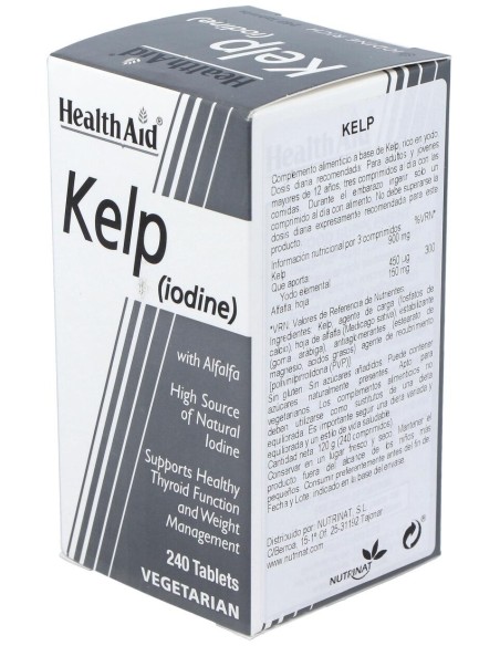 Healthaid Kelp Noruego (Iodine) 240Comp