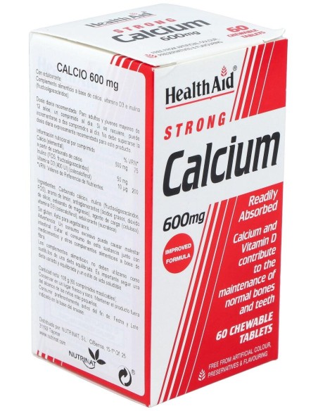 Calcio 600Mg. 60Comp. Health Aid