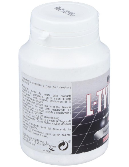 Healthaid L-Tirosina 550Mg 60 Tabletas