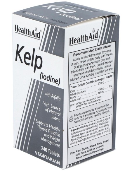 Healthaid Kelp Noruego (Iodine) 240Comp