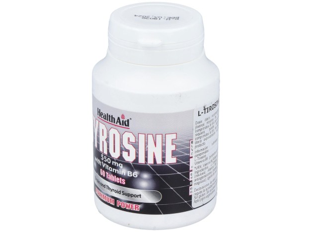 Healthaid L-Tirosina 550Mg 60 Tabletas