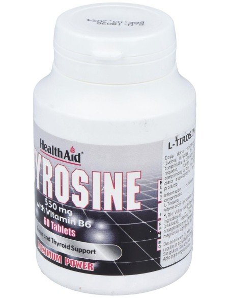 Healthaid L-Tirosina 550Mg 60 Tabletas