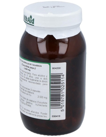 Aceite De Semilla De Calabaza 60Comp. Health Aid