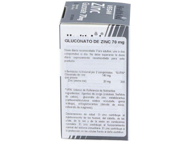 Healthaid Gluconato De Zinc 70 Mg 90 Comprimidos