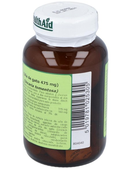 Uña De Gato Corteza Interna 60Comp. Health Aid