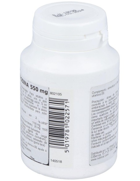 Healthaid L-Tirosina 550Mg 60 Tabletas