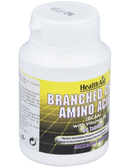 Bcaa Branched Chain Amino Acids 60Comp. Health Aid