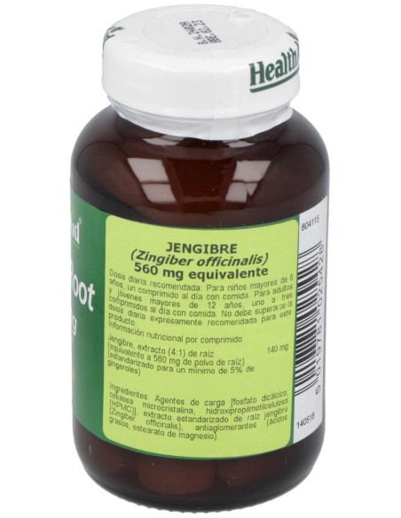 Jengibre (Ginger Root) Raiz 60Comp. Health Aid