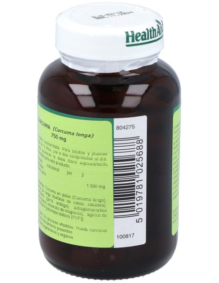 Curcuma Raiz (Turmeric) 60Comp. Health Aid