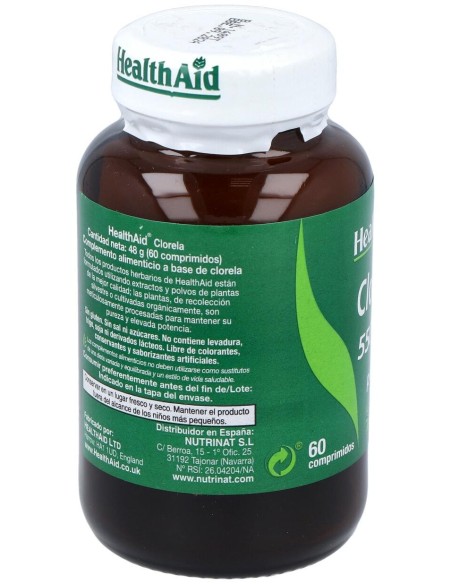 Chlorella 550Mg. 60Comp. Health Aid