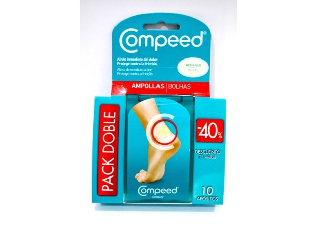 Compeed Ampollas Apósitos Medianos Duplo 10 Uds