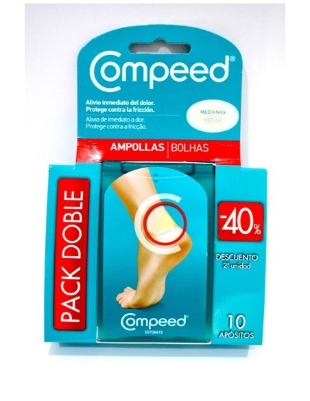 Compeed Ampollas Apósitos Medianos Duplo 10 Uds