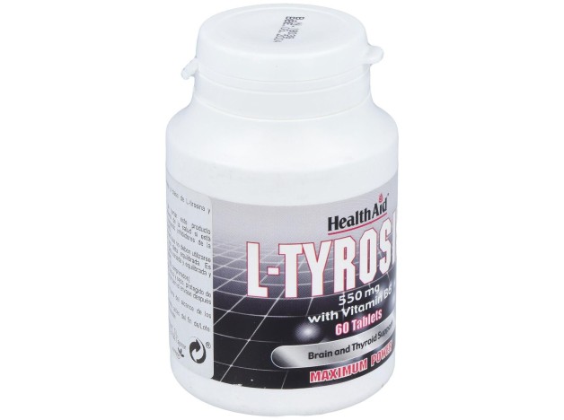 Healthaid L-Tirosina 550Mg 60 Tabletas