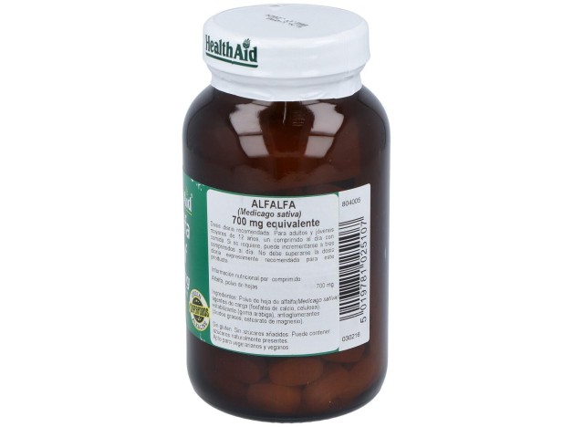 Healthaid Alfalfa (Medicago Sativa) 700 Mg 120...
