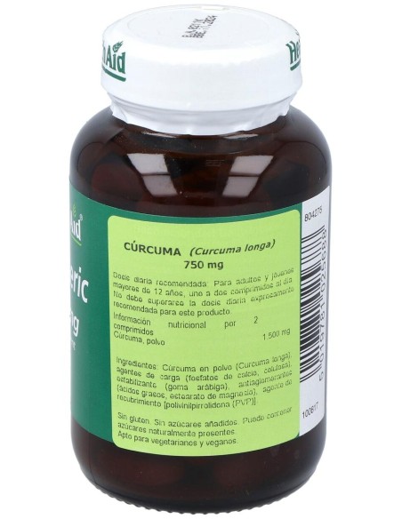 Curcuma Raiz (Turmeric) 60Comp. Health Aid