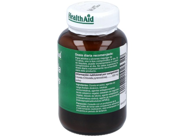 Chlorella 550Mg. 60Comp. Health Aid