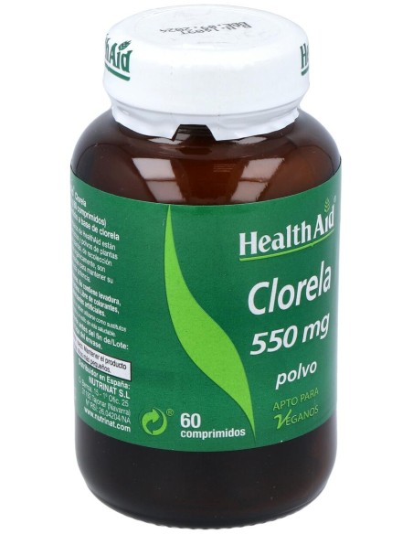 Chlorella 550Mg. 60Comp. Health Aid