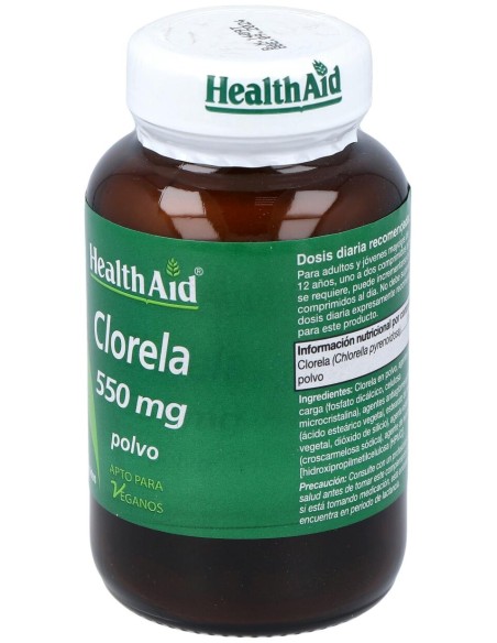 Chlorella 550Mg. 60Comp. Health Aid