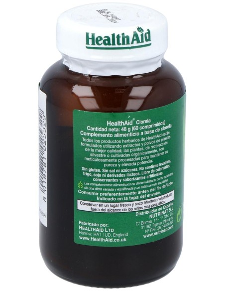 Chlorella 550Mg. 60Comp. Health Aid