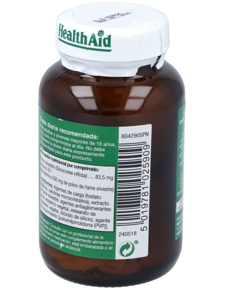 Ñame Silvestre (Wild Yam) 60Comp. Health Aid