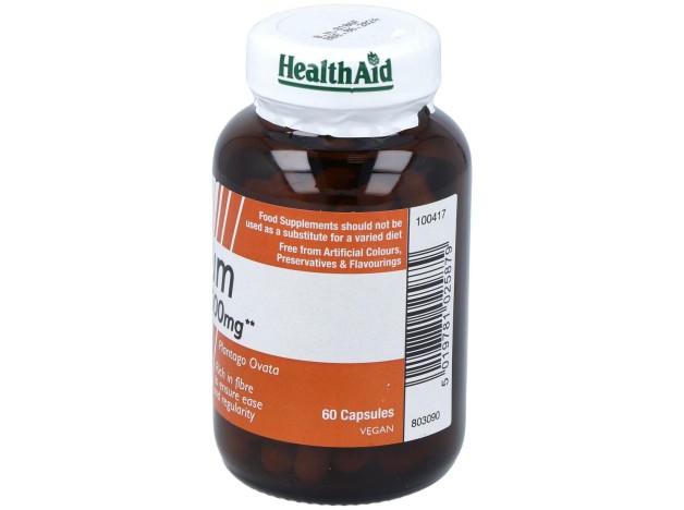 Fibra De Cascara Psyllium 60Comp. Health Aid