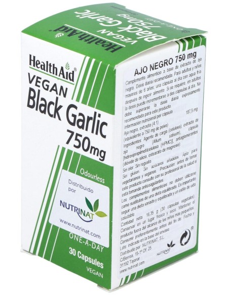 Ajo Negro (Rico En S-Alilcisteina) 30Vcap. Health