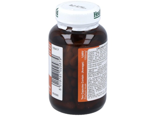 Fibra De Cascara Psyllium 60Comp. Health Aid