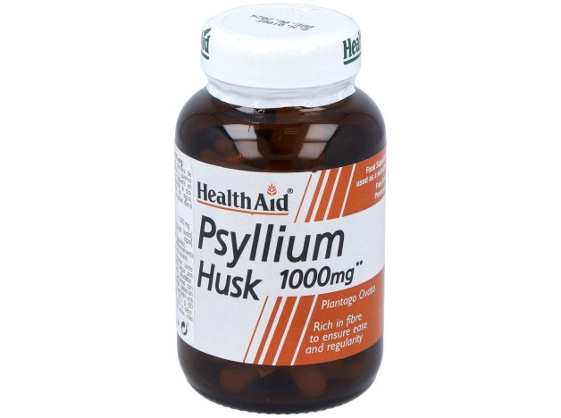 Fibra De Cascara Psyllium 60Comp. Health Aid
