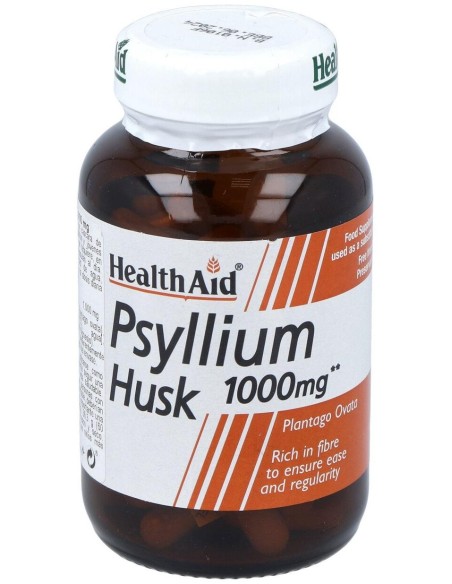 Fibra De Cascara Psyllium 60Comp. Health Aid