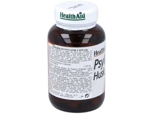Fibra De Cascara Psyllium 60Comp. Health Aid