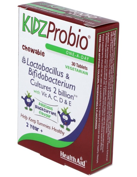 Kidzprobio 2000Millones Y Vitaminas 30Comp. Health
