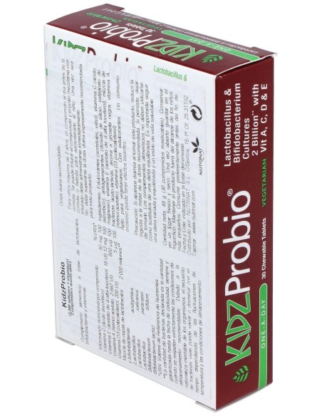 Kidzprobio 2000Millones Y Vitaminas 30Comp. Health