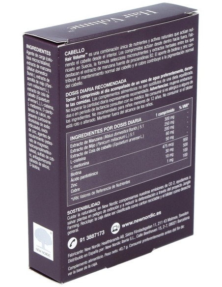 New Nordic Hair Volume 30 Comprimidos