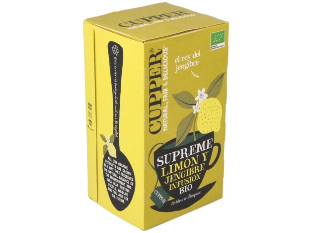 Limon Y Jengibre Infusion 20 Bolsitas.Bio