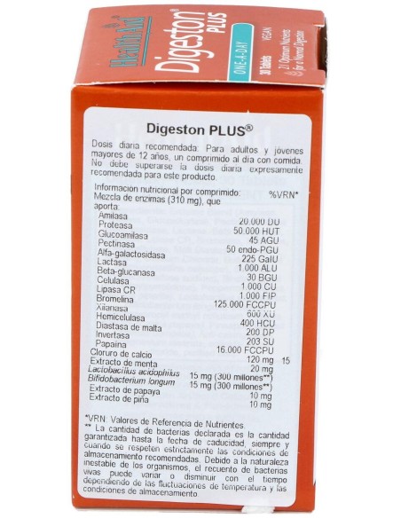 Digeston Plus Con Prebioticos 30Comp.