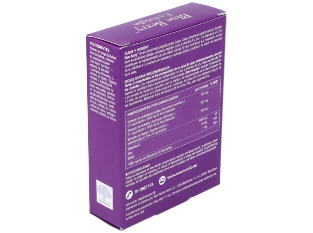 New Nordic Blue Berry Eyebright 60Comp